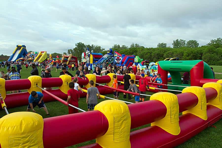 Human Foosball (45'L x 20'W x 7H') Amanzi Party Rentals