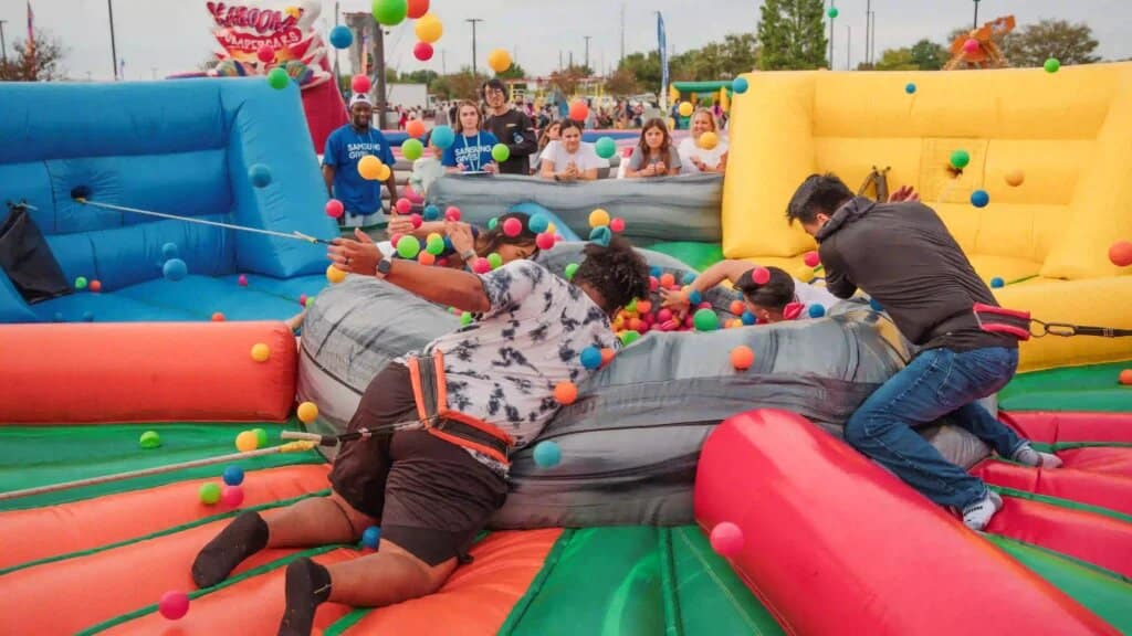 Hungry Hungry Hippos Interactive Game rental at an event