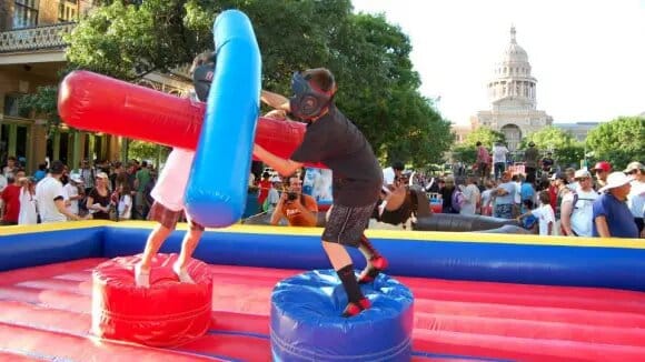 Joust rental at an event