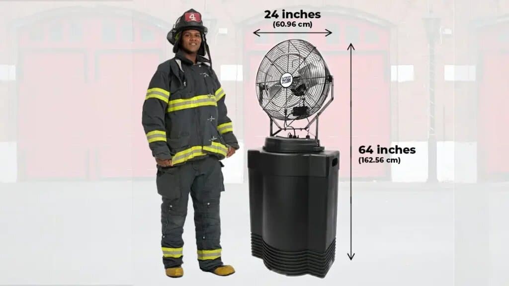 Misting Fan Rentals at an event