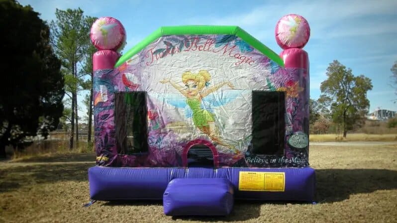Tinkerbell Moonwalk rental at an event