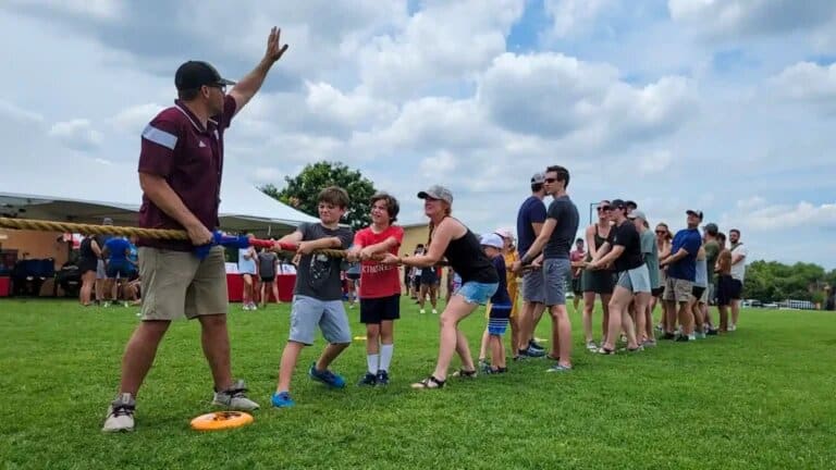 Tug of War rental at an event