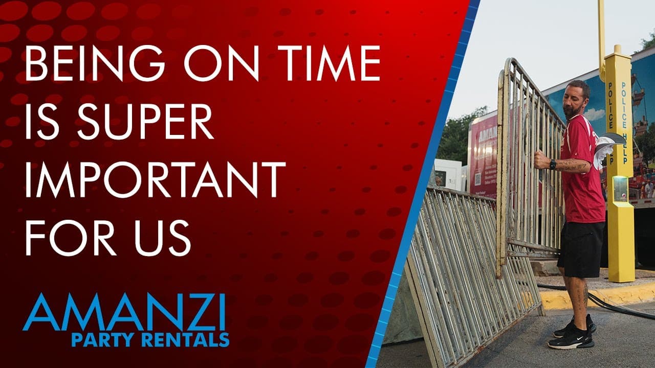 Amanzi Party Rentals event delivery team