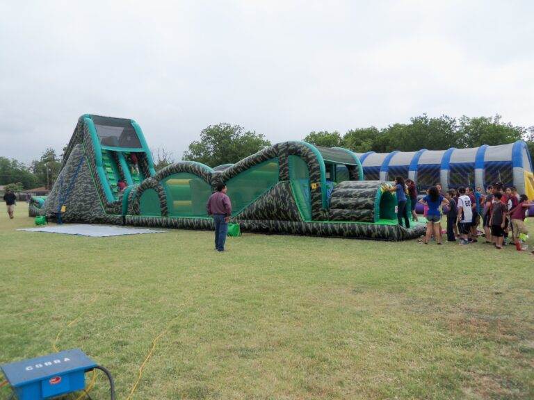 80′ Training Camp (80’L X 11’W X 15’H) rental at an event