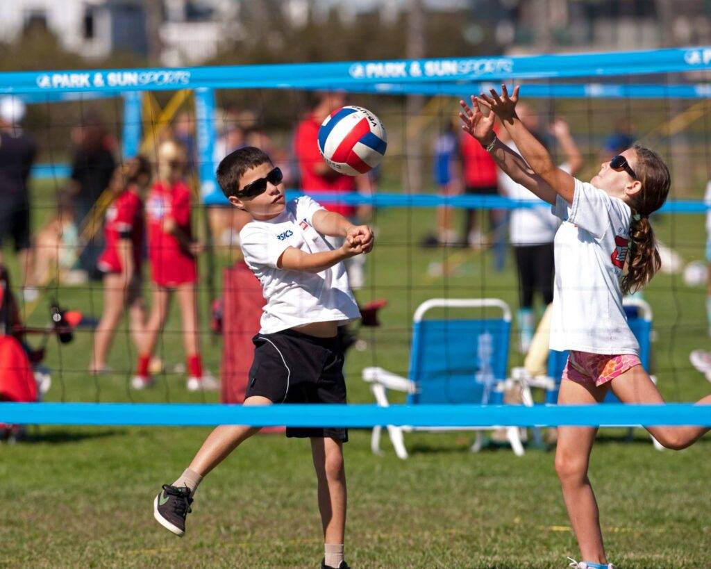 Volleyball Set rental at an event