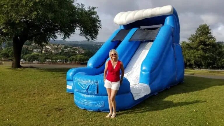 13 Foot Wave water slide (23’L X 11’W X 13’H) rental at an event