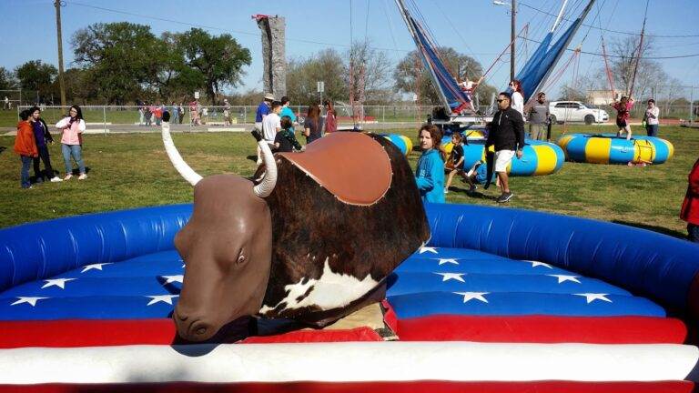 Mechanical Bull – American Flag rental at an event