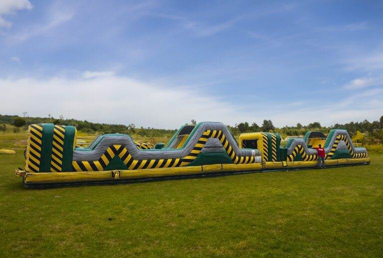 80′ Biohazard Obstacle Course (80’L X 14’W X 17’H) rental at an event