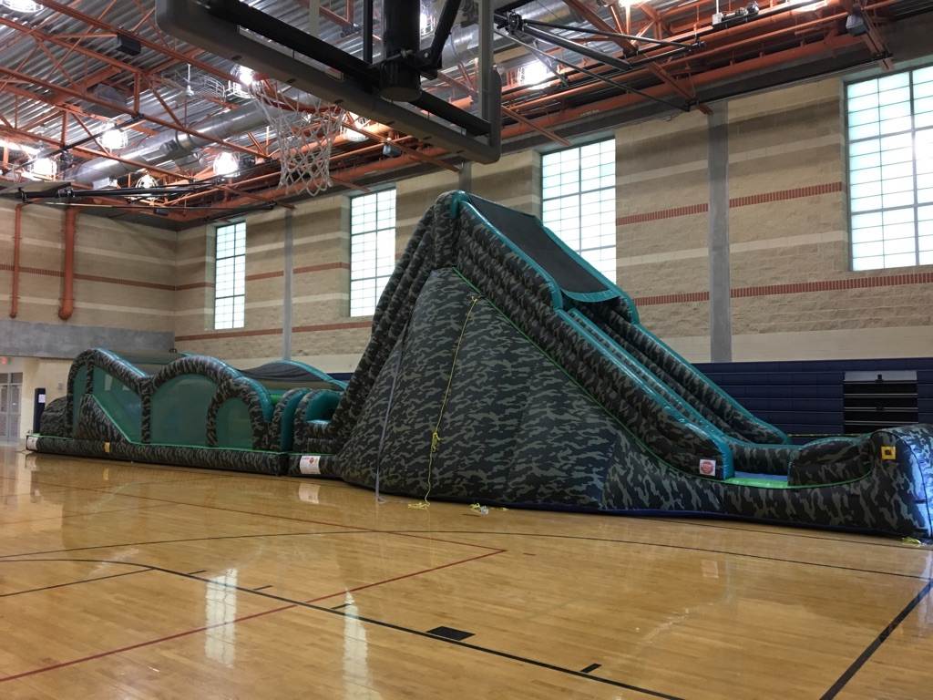 80′ Training Camp (80’L X 11’W X 15’H) rental at an event