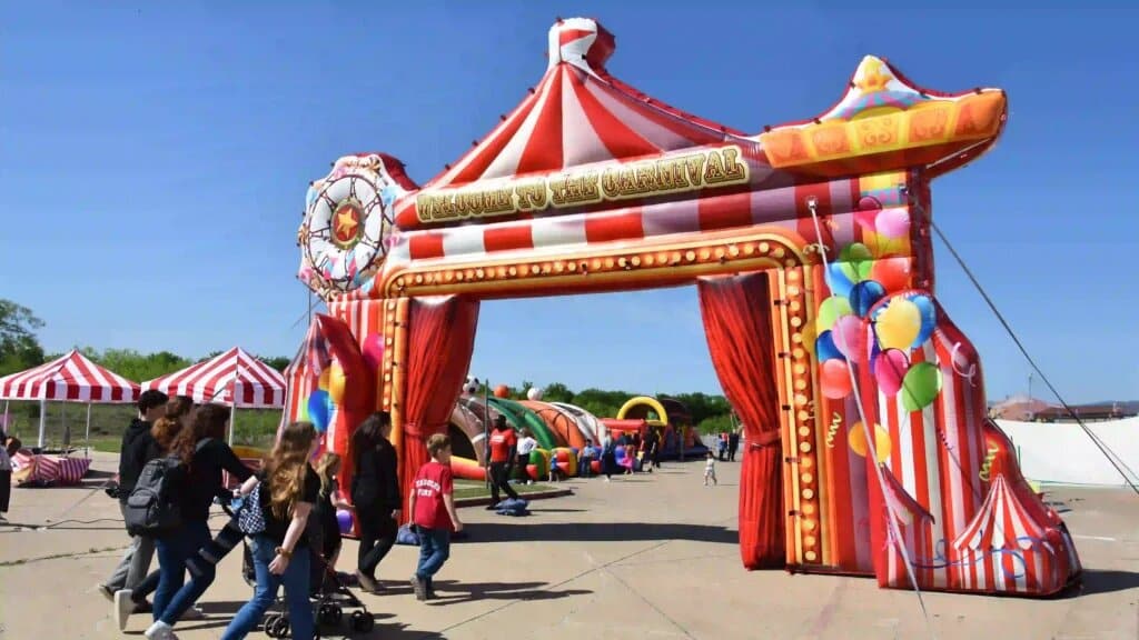 Carnival Arch rental at an event