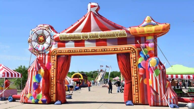Carnival Arch rental at an event
