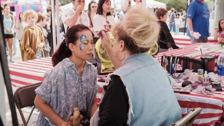 Face Painter rental at an event