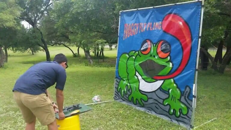 Froggy Fling Fly rental at an event