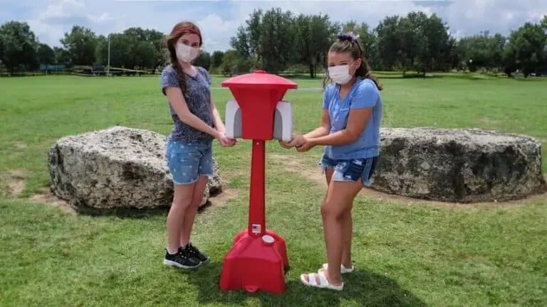 Hand Sanitation Stand rental at an event