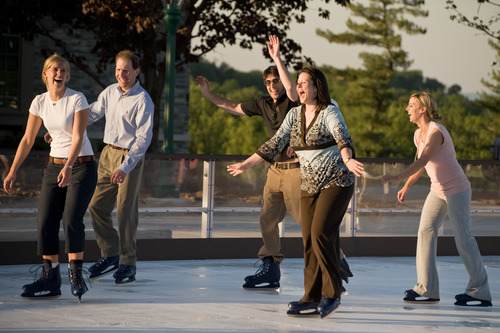 Ice Skating Rink (40′ X 60′) rental at an event