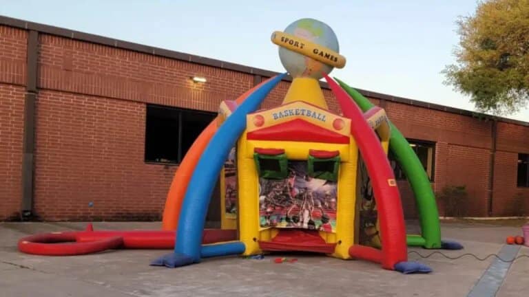 Inflatable Sports Game rental at an event