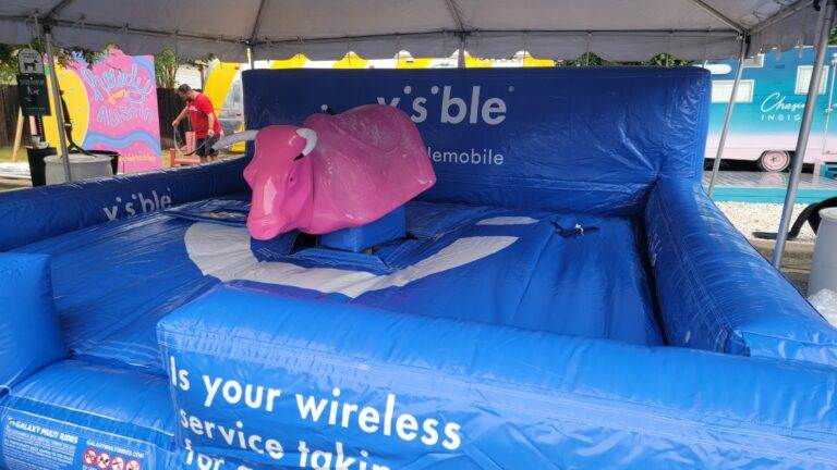 Mechanical Bull – PINK BULL rental at an event
