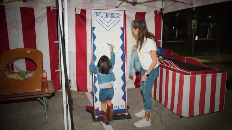 Plinko rental at an event