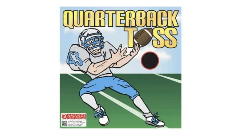 Quarterback Toss rental at an event