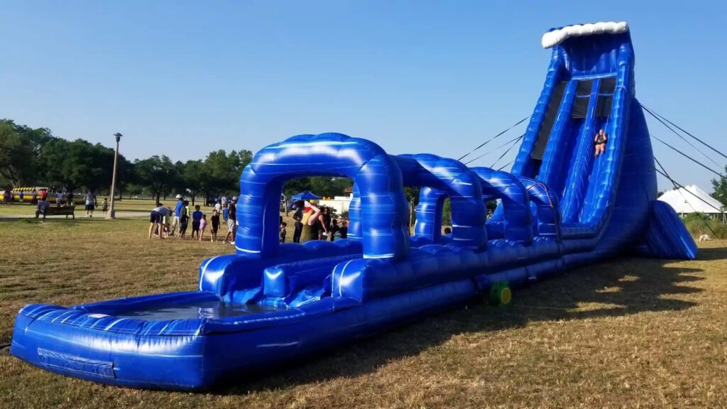 36 Foot Blue Crush Water Slide (95’L X 33’W X 36’H) rental at an event