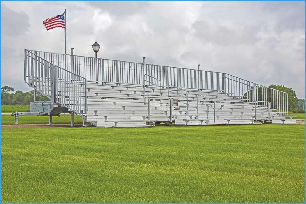 Mobile bleacher rentals photo