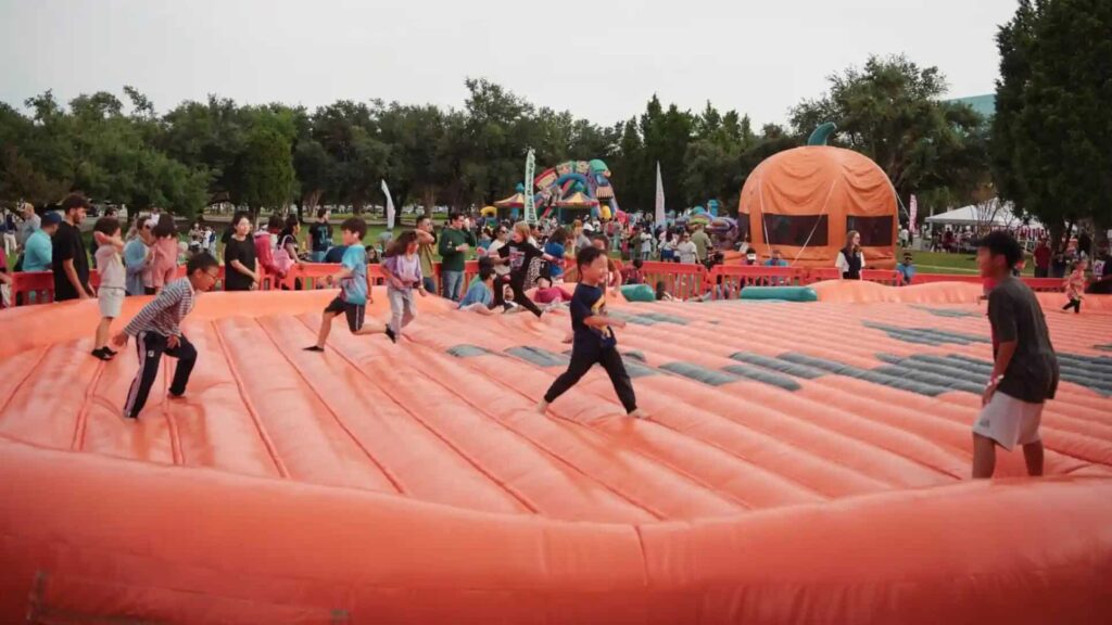 Halloween Pumpkin Jump Pad rental photo