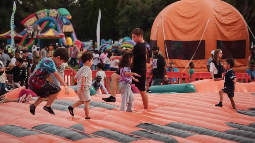 Halloween Pumpkin Jump Pad rental photo