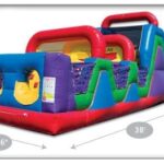 40′ wacky obstacle challenge course rental thumbnail 2