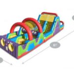 60′ Wacky Millenium obstacle course rental thumbnail 3