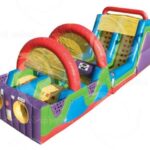 60′ Wacky Millenium obstacle course rental thumbnail 2