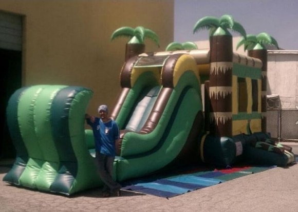 Tropical Combo Slide (30’L X 14’W X 13’H) rental photo