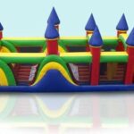 40′ castle obstacle course rental thumbnail 1