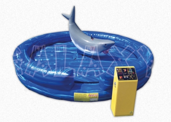 Mechanical Shark rental at an event