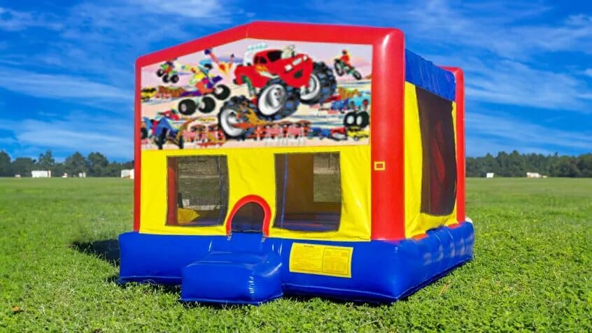 Rental Monster Truck Moonwalk Bounce House photo