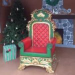 Santa Claus king throne Christmas chair rentals thumbnail 1