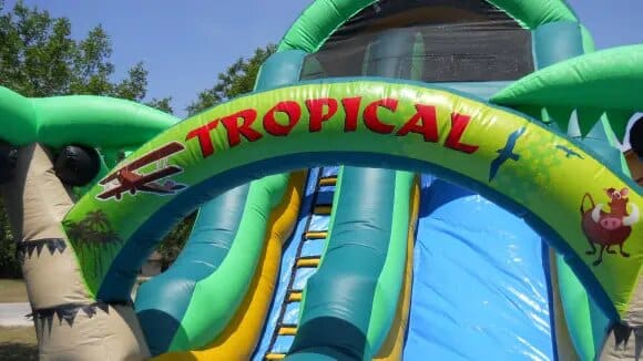 tropical water slide 2 from Amanzi Party Rentals